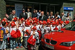 Bürgermeister Otto eröffnet die Kinderfeuerwehr