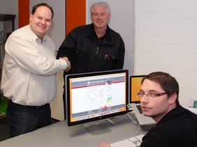 Frank Janßen, Georg Binn und Fabian Seltmann